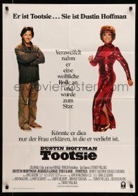 4r729 TOOTSIE German '83 cross-dressing Dustin Hoffman as himself & in drag!