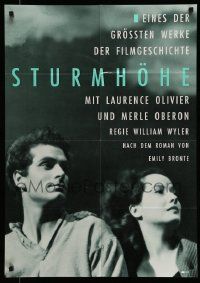 4r745 WUTHERING HEIGHTS German R70s Laurence Olivier is torn with desire for Merle Oberon!