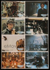 4r524 YOUNG SHERLOCK HOLMES German LC poster '85 Spielberg, Nicholas Rowe, really cool detective art