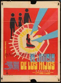 4r055 EL JUICIO DE LOS HIJOS Mexican poster '71 Crevenna's melodrama starring Amparo Rivelles!