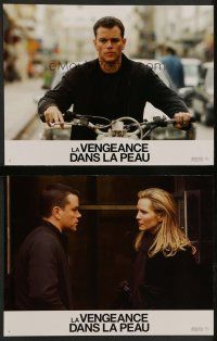 4r843 BOURNE ULTIMATUM 8 French LCs '07 cool images of Matt Damon as Jason Bourne!