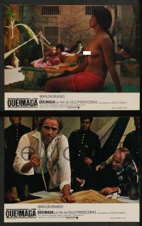 4r818 BURN 9 style A French LCs '70 Marlon Brando profiteers from war, directed by Gillo Pontecorvo!
