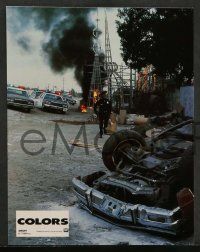 4r804 COLORS 10 French LCs '88 Sean Penn & Robert Duvall as cops, directed by Dennis Hopper!