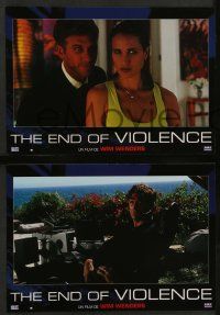 4r863 END OF VIOLENCE 8 French LCs '97 directed by Wim Wenders, Traci Lind, Andie Macdowell!