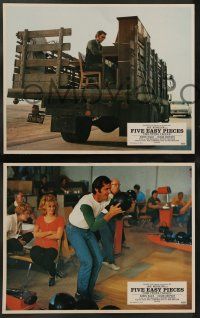 4r867 FIVE EASY PIECES 8 style A French LCs '70 great images of Jack Nicholson, Karen Black!