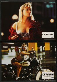 4r936 WHORE 8 French LCs '92 Ken Russell directs sexy Theresa Russell in title role!