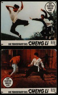 4r763 FISTS OF FURY 3 German LCs R70s Bruce Lee - kung fu superstar!