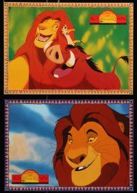 4r751 LION KING 16 German LCs '94 classic Disney cartoon set in Africa, great different images!