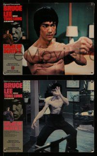 4r010 GAME OF DEATH II 4 Hong Kong LCs '81 images of Bruce Lee, See Yuen Ng's Si wang ta!