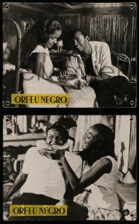 4r016 BLACK ORPHEUS 3 Swiss LCs '70s Marcel Camus' Orfeu Negro, different images!