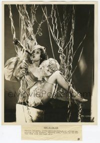 4s075 DANCING LADY candid deluxe 10x13 still '33 chorus girl Florence McKinney rings in New Year!
