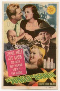 4s563 ASPHALT JUNGLE Spanish herald '51 Marilyn Monroe, Sterling Hayden, John Huston, different!