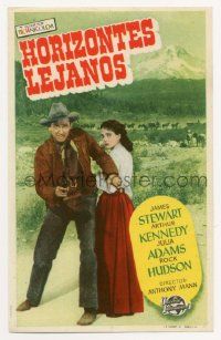 4s564 BEND OF THE RIVER Spanish herald '52 Jimmy Stewart & Julia Adams, directed by Anthony Mann!