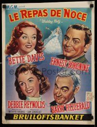 4t142 CATERED AFFAIR Belgian '56 Debbie Reynolds, Bette Davis, Ernest Borgnine, Barry Fitzgerald