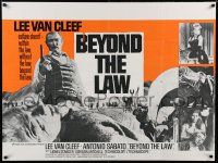 4t491 BEYOND THE LAW British quad '67 cool image of cowboy Lee Van Cleef!