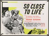 4t500 BRINK OF LIFE British quad '58 Ingmar Bergman's Nara Livet, cool different art and images!