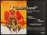 4t507 CHATO'S LAND British quad '72 what Charles Bronson's land doesn't kill, he will, cool art!