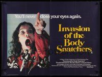 4t542 INVASION OF THE BODY SNATCHERS British quad '78 Philip Kaufman remake!