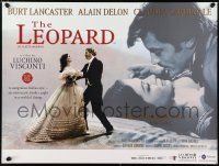 4t547 LEOPARD British quad R03 Luchino Visconti's Il Gattopardo, Lancaster & Claudia Cardinale!
