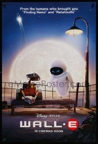 4t478 WALL-E advance DS 1sh '08 Walt Disney, Pixar CG, robots, Best Animated Film!