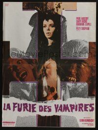 4t113 WEREWOLF VS VAMPIRE WOMAN French 15x21 '73 wild images from sexy Spanish horror thriller!