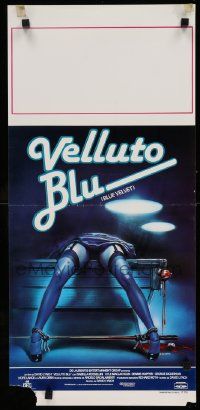 4t265 BLUE VELVET Italian locandina '86 directed by David Lynch, wild artwork by Enzo Sciotti!