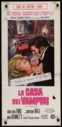 4t280 HOUSE OF DARK SHADOWS Italian locandina '71 a bizarre act of unnatural lust, different art!