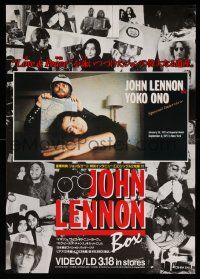 4t756 JOHN LENNON BOX Japanese '90s cool different images of the legend with Yoko Ono!