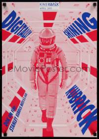 4t010 DIGITALLY SHINING KUBRICK Swiss '15 stylized image of Keir Dullea from 2001: A Space Odyssey