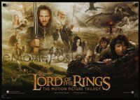 4t011 LORD OF THE RINGS TRILOGY Swiss '03 Peter Jackson, Tolkein, cool montage image!