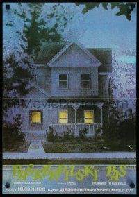 4t197 HOUND OF THE BASKERVILLES Yugoslavian 19x27 '85 Sherlock Holmes, creepy house!