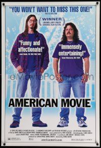 4w054 AMERICAN MOVIE 1sh '99 The Making of Northwestern, wild film making documentary!