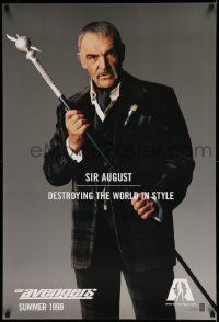 4w084 AVENGERS teaser 1sh '98 Sean Connery as Sir August - destroying the world in style!
