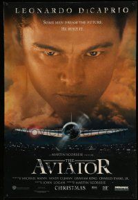 4w086 AVIATOR advance DS 1sh '04 Martin Scorsese directed, Leonardo DiCaprio as Howard Hughes!