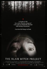 4w117 BLAIR WITCH PROJECT 1sh '99 Daniel Myrick & Eduardo Sanchez horror cult classic!
