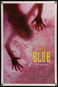 4w118 BLOB 1sh '88 Kevin Dillon, Shawnee Smith, Chuck Russell sci-fi remake!