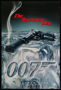4w239 DIE ANOTHER DAY teaser 1sh '02 Pierce Brosnan as James Bond, cool image of gun melting ice!