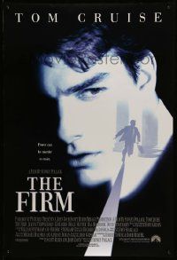 4w322 FIRM int'l DS 1sh '93 Tom Cruise on the run, Sydney Pollack directed, evil loves ambition!