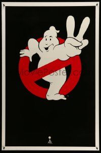 4w350 GHOSTBUSTERS 2 teaser 1sh '89 Ivan Reitman, best huge image of ghost logo, no text design!