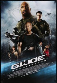 4w343 G.I. JOE: RETALIATION advance DS 1sh '12 Bruce Willis, Adrianne Palicki, Dwayne Johnson