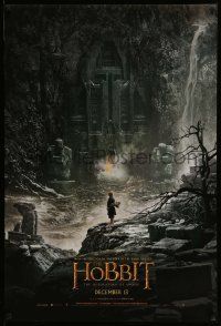 4w412 HOBBIT: THE DESOLATION OF SMAUG teaser DS 1sh '13 cool image of Bilbo outside Erebor!