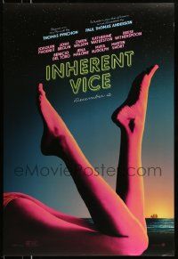 4w463 INHERENT VICE teaser DS 1sh '14 Joaquin Phoenix, Brolin, Wilson, sexy image of legs on beach