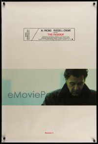 4w464 INSIDER advance DS 1sh '99 Michael Mann, cool close-up of Al Pacino!