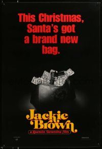 4w483 JACKIE BROWN teaser 1sh '97 Quentin Tarantino, Santa's got a brand new bag!