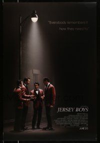 4w489 JERSEY BOYS advance DS int'l 1sh '14 John Lloyd Young as Frankie Valli, The Four Seasons!