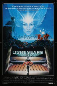 4w536 LIGHT YEARS 1sh '86 Rene Laloux & Harvey Weinstein's Gandahar, written by Isaac Asimov!