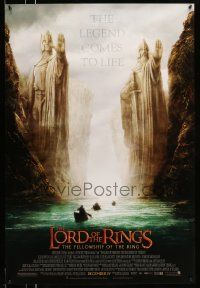 4w546 LORD OF THE RINGS: THE FELLOWSHIP OF THE RING advance DS 1sh '01 J.R.R. Tolkien, Argonath!