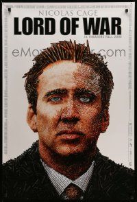 4w560 LORD OF WAR advance 1sh '05 wild bullet mosaic of arms dealer Nicolas Cage!