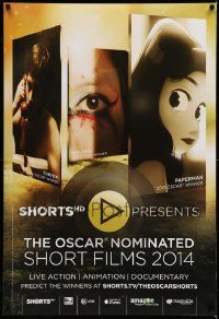 4w672 OSCAR NOMINATED SHORT FILMS 2014 DS 1sh '14 the 2013 winners for Live Action, Animation, more