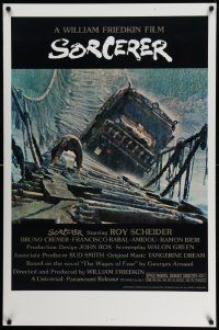 4w826 SORCERER 1sh '77 William Friedkin, Roy Scheider, Wages of Fear!